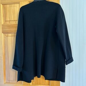Black J Jill sweater jacket